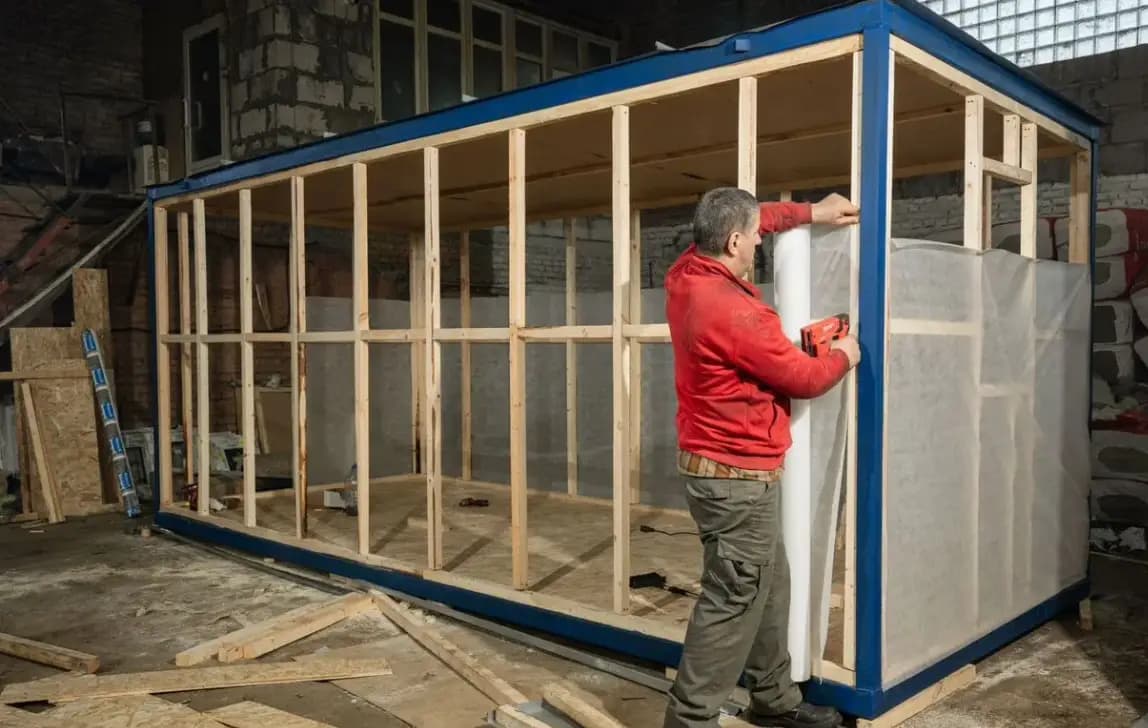 Строительная бытовка 6х2,4 м