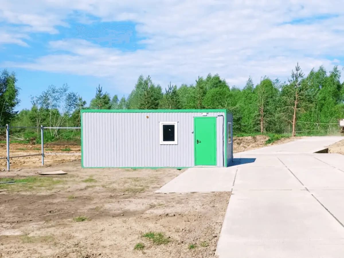 КПП с фундаментом, 2025 г.